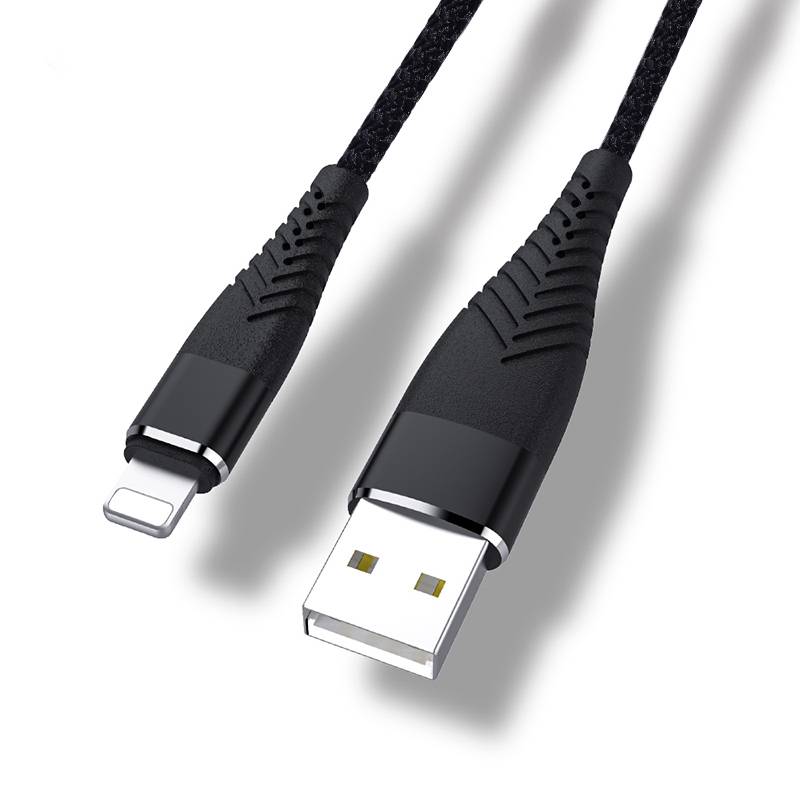 USB Charger Cable for iPhone Mobile Phone Accessories Mobile Phone Cables Smartphones Color: Black Length: 100 cm / 39.37 inch|200 cm / 78.74 inch|300 cm / 118.11 inch|20 cm / 7.87 inch 