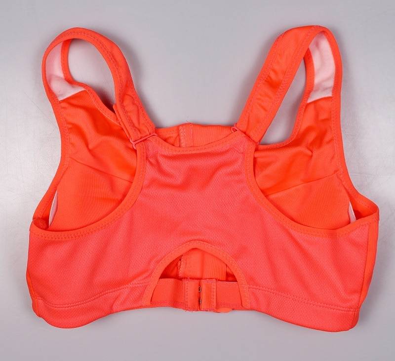 Women's Sports Bra with Frontal Zipper Bras Sports Women Sport Clothing Color : Black|Blue|Gray|Orange|Rose Red|White 