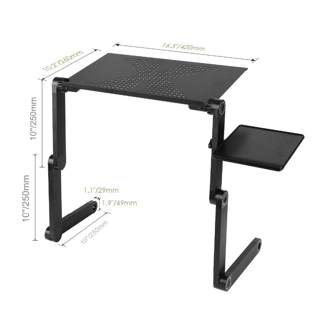 Adjustable Aluminum Laptop Stand with Mouse Pad Computers & Tablets Laptop Accessories Laptop Stand Ships From : Australia|China|Russian Federation|United States 