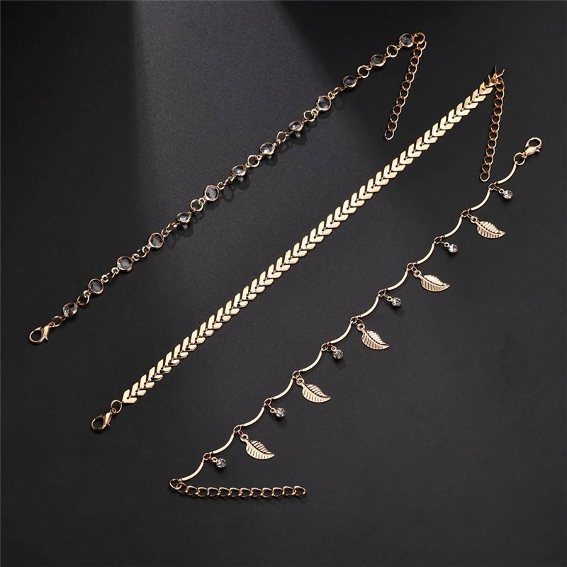 Women's Fashion Anklets Set Anklets Women Jewelry Type : 1|2|3|4|5|6|7|8|9|10 