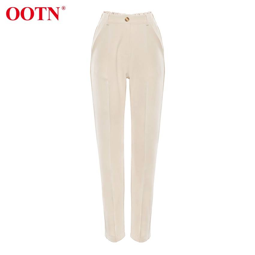 Neutral Casual Set Pants & Shorts Suits Suits & Sets Women's Clothing & Accessories Type : Khaki Blouse|Brown Pants|Khaki Pants|Brown Blouse 