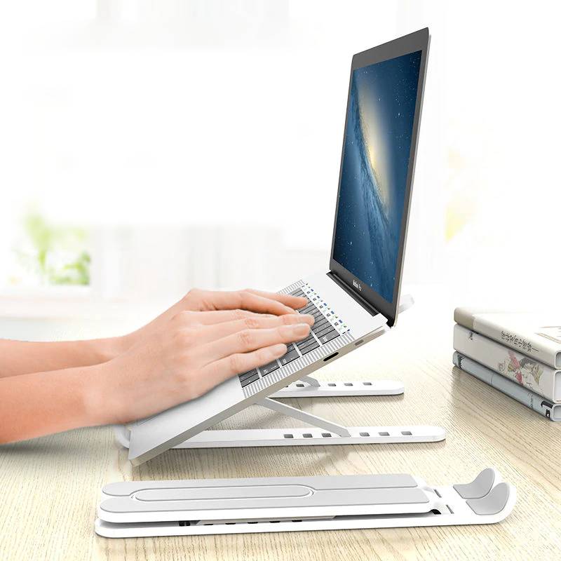 Non-Slip Foldable Laptop Stand Computers & Tablets Laptop Accessories Laptop Stand Color : Black|Pink|White 