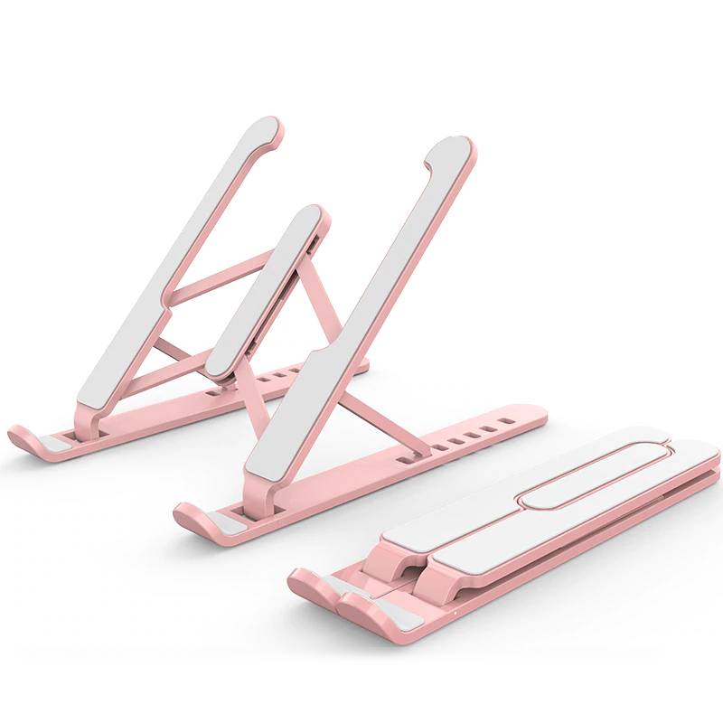 Non-Slip Foldable Laptop Stand Computers & Tablets Laptop Accessories Laptop Stand Color: Pink 