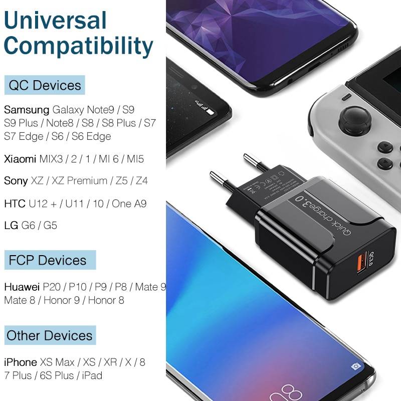 Phone 3A Fast Charger Smartphones Ships From : China|Russian Federation 