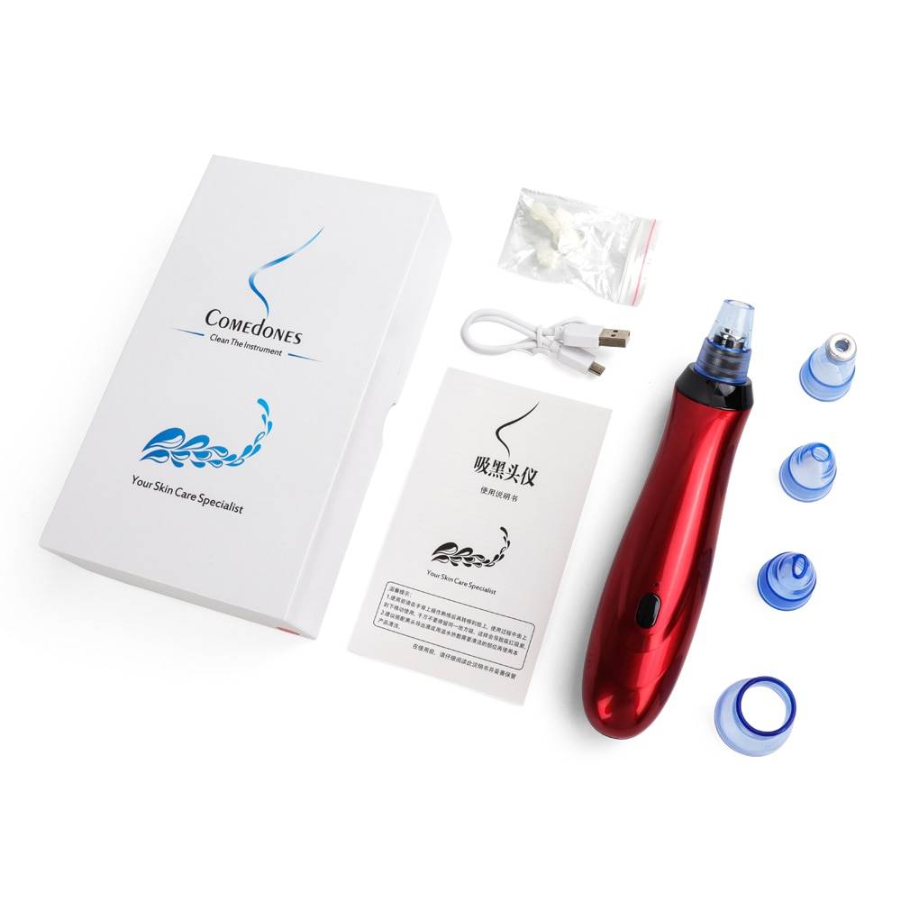 Universal Rechargeable Blackhead Remover Beauty & Health Skin Care Color : Red|White|Black 