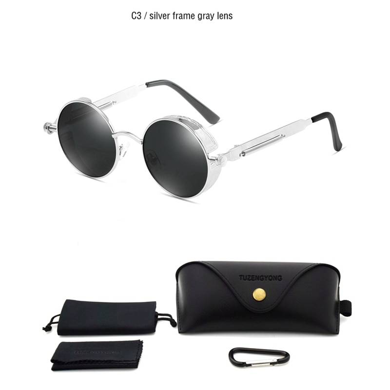 Men's Classic Steampunk Sunglasses Men's Sunglasses Sunglasses & Glasses Type: 3 