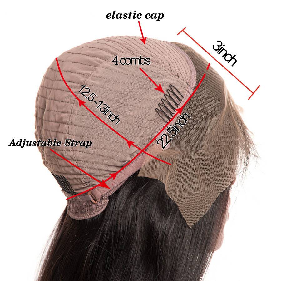 Malaysian Straight Black Wig Hair Extensions & Wigs Human Hair Wigs Stretched Length : 8 inches|10 inches|12 inches|14 inches|16 inches|18 inches|20 inches|22 inches|24 inches|26 inches 