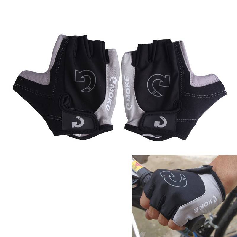 Unisex Cycling Half Finger Gloves Cycling Clothing Cycling Gloves Sports Color : Red|Gray|Blue 