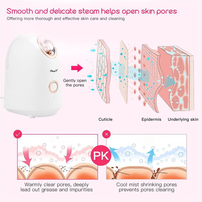 Anti-aging Face Steamer Beauty & Health Health Care Massage & Relaxation Color : white 