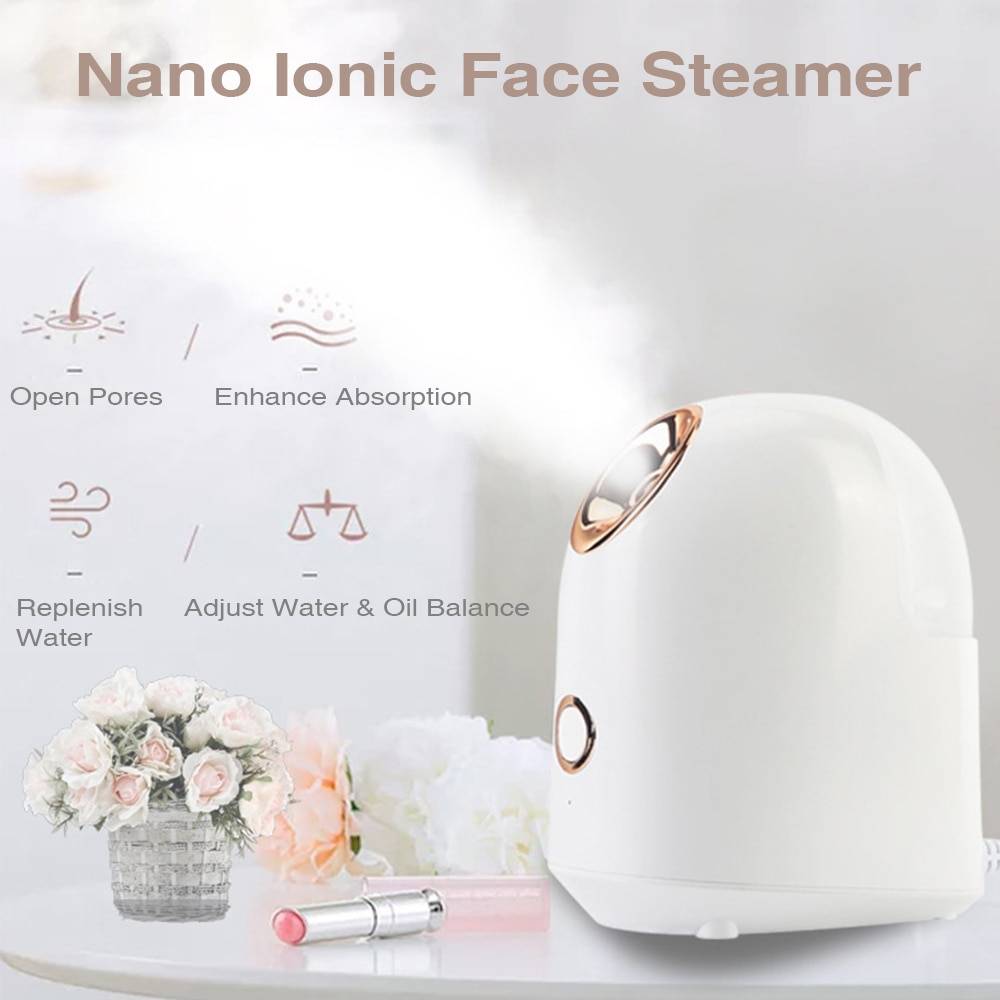 Anti-aging Face Steamer Beauty & Health Health Care Massage & Relaxation Color : white 