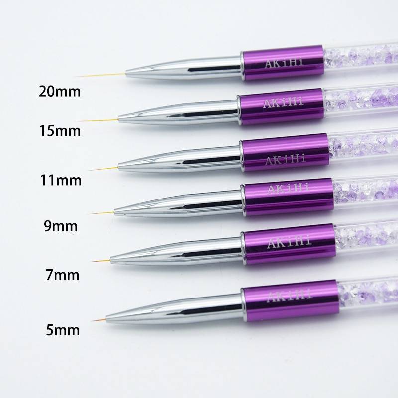 5-20 mm Crystal Nail Art Brush Beauty & Health Nail Art Nail Tools Size : 5 mm |7 mm |9 mm |11 mm |15 mm |20 mm  