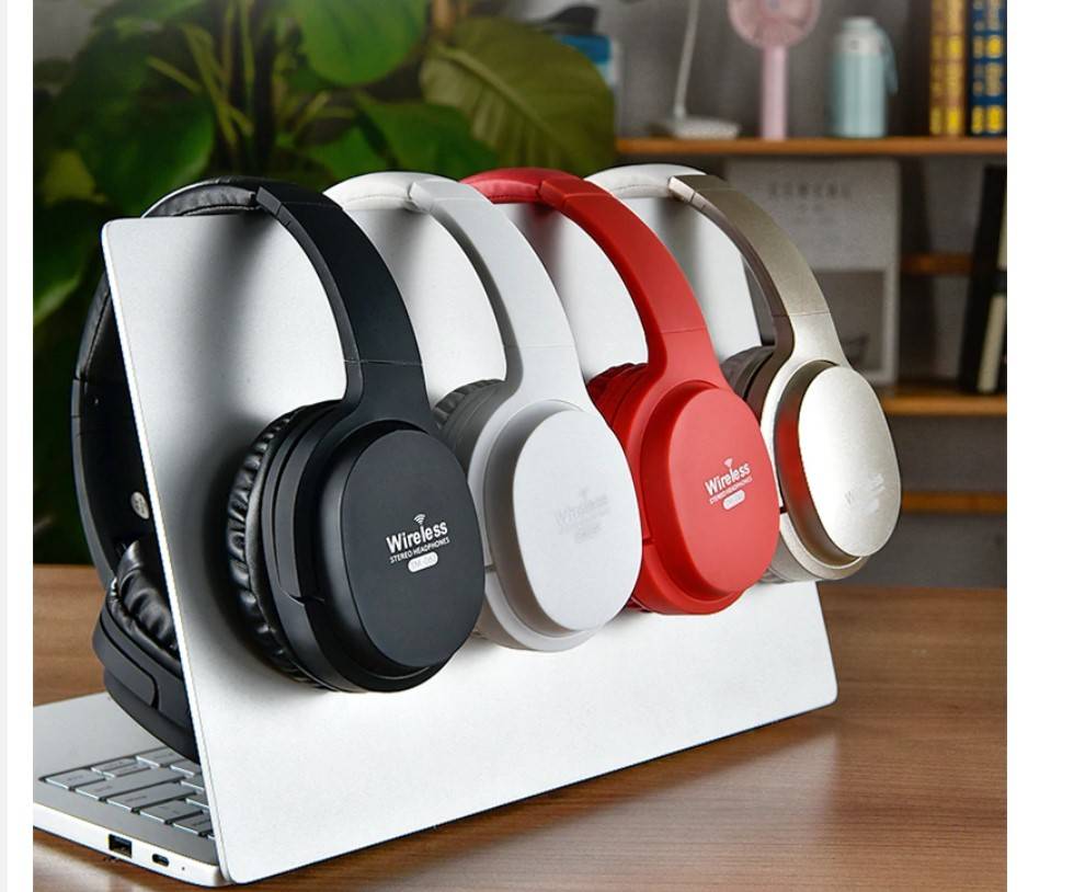 Solid Color Design Wireless Headphones Consumer Electronics Wireless Earphones & Headphones Color : Red|White|Black|Gold 