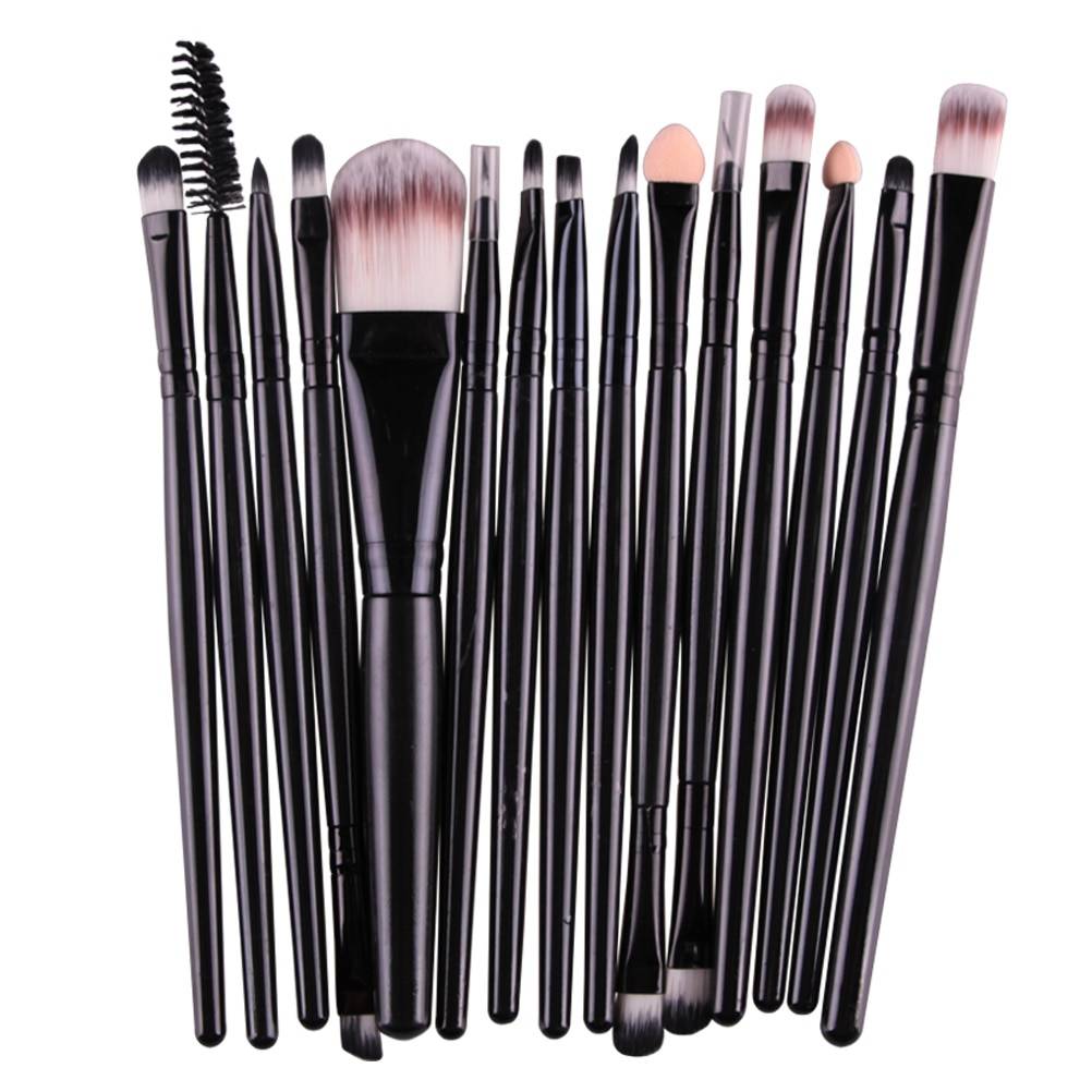 Set of 15 Makeup Brushes