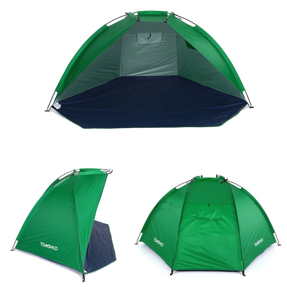 Outdoor Foldable UV-Protective Beach Tent Travel & Outdoor Color : Blue|Green|Army Green 