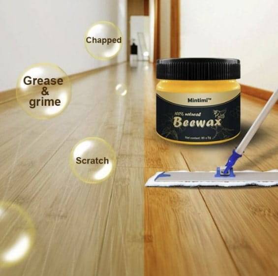 Natural Beewax Furniture Care Polishing Best Sellers Home Goods Type : SINGLE|2PCS (SAVE $10)|3PCS (SAVE $18)|BEEWAX + TOWEL 