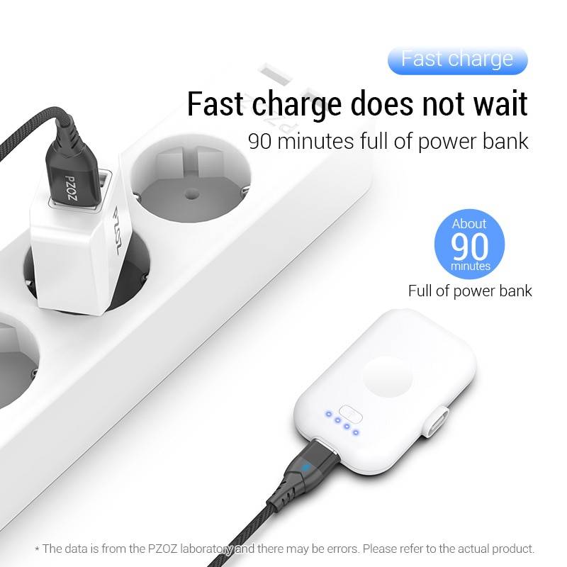 Fast Charging Mini Magnetic Power Bank for Mobile Phones Phone Accessories Color : White 