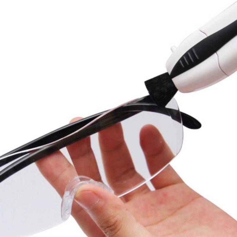 Practical Glasses Cleaner Accessories Color : White|Black|Blue|Purple|Gold 