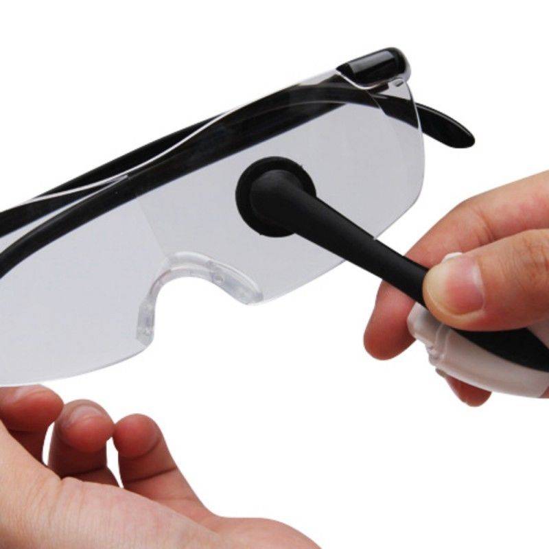 Practical Glasses Cleaner Accessories Color : White|Black|Blue|Purple|Gold 