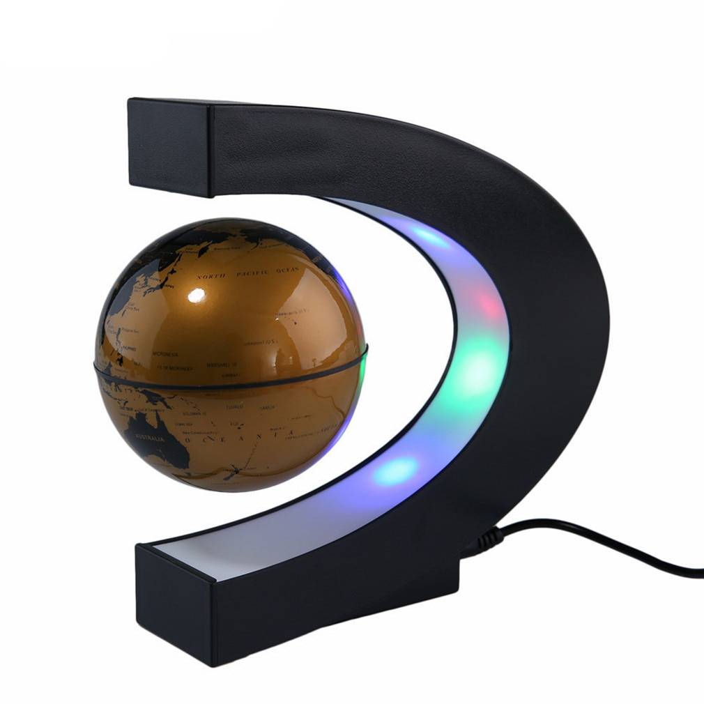 Magnetic Levitating Globe Astrolight Home Goods Color: Yellow Type: US Plug|EU Plug 